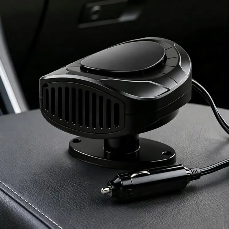12V Car Fast Heating Heater Windshield Defroster Demister Plug-in for Winter Auto Driving Use