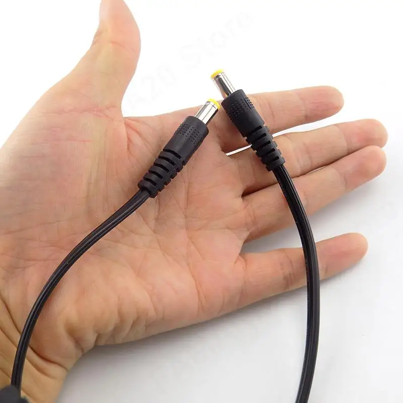 Z męskiego na męskie moc dźwięku AV 5.5mm x 2.1mm męskie do 5.5x2.1mm męskie złącze przewody zasilające przedłużenie kabla M20 — zdjęcie 7