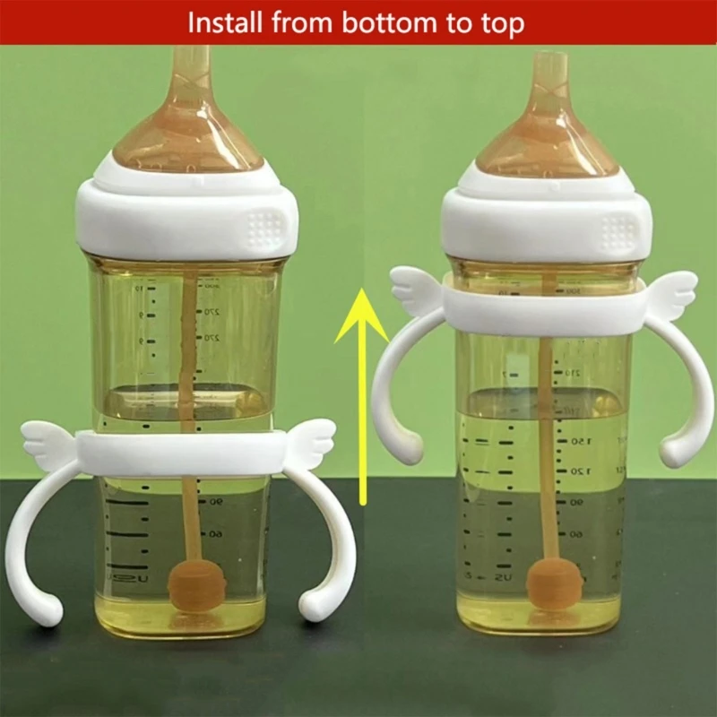 Baby Bottle Handle Feeding Bottle Easy Grip Handle Wing Bottle Handle for D5QA