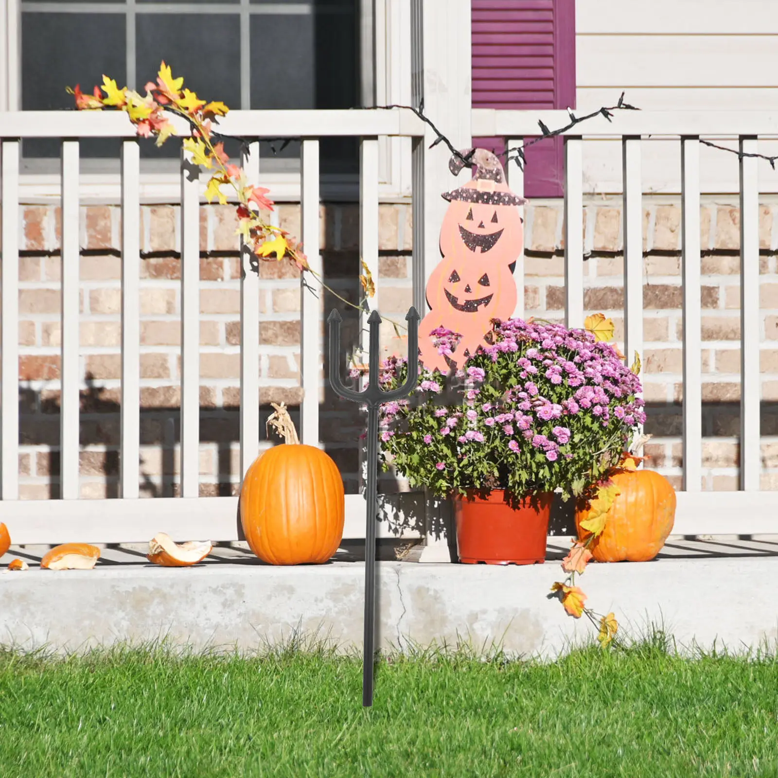 

Вилка дьявола для Хэллоуина, из АБС-пластика, реквизит демона для косплея, украшение для вечеринки, костюма, сценического выступления, Хэллоуинская вилка-рога