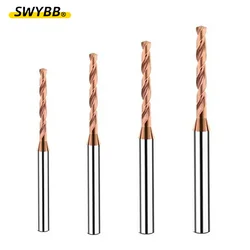 Micro Carbide Drill 3xD Mini Twist Bit CNC DIY 0.31-3.99mm D4 Shank Diameter 4mm Tungsten Steel Hard Alloy Drill Stainless Steel
