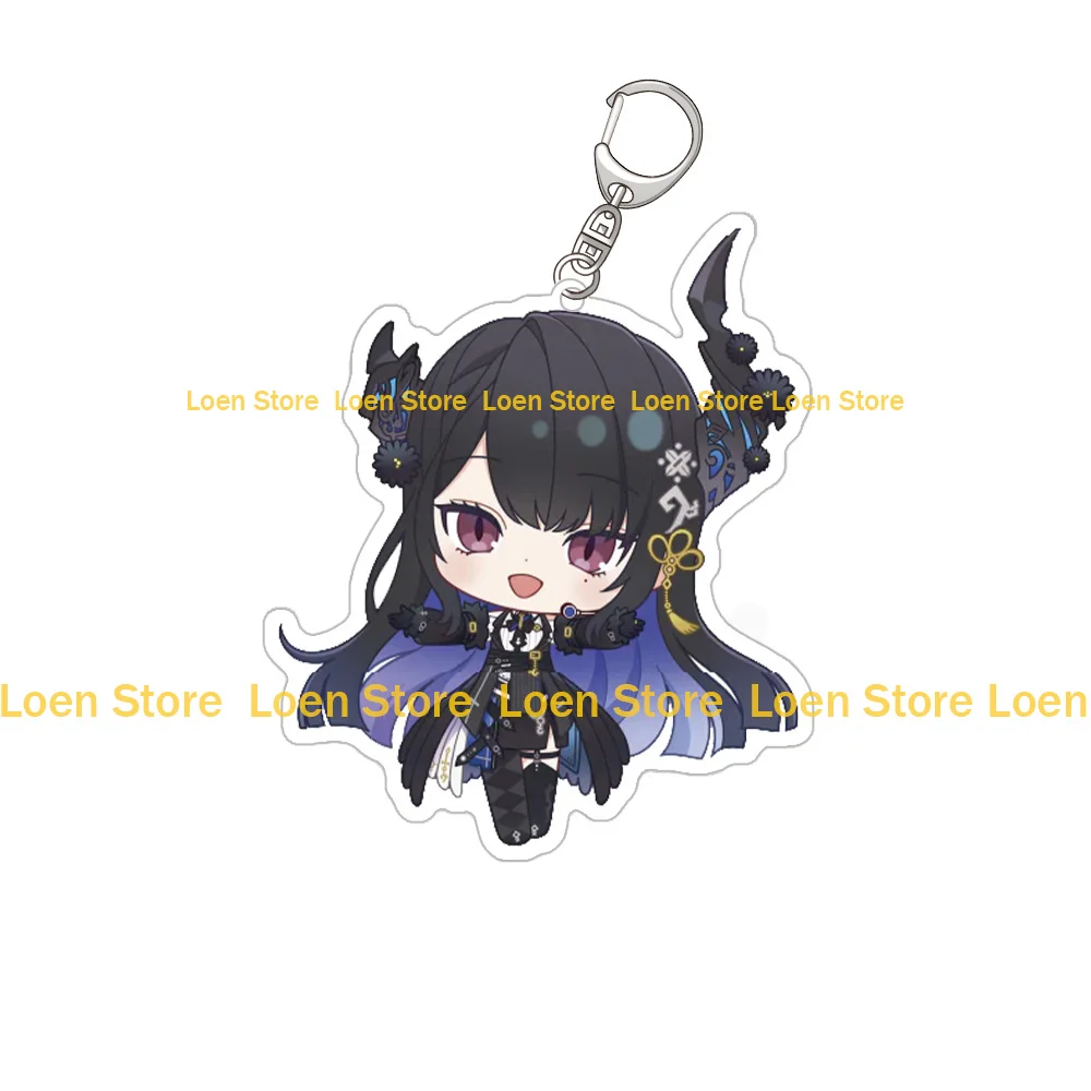 Loen Store HOLO virtual YouTuber GIGO, llavero acrílico, Mococo, Abyssgard, Nerissa, Ravencroft, Shiori, Novella, regalo