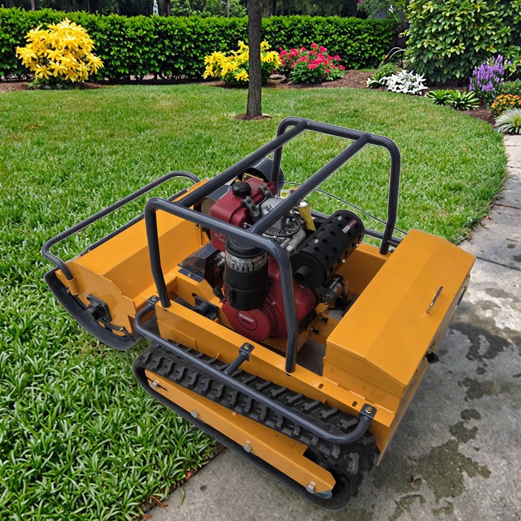 Hot selling model made in China 500mm800mm1000mm1200mmDiesel flail type intelligent remote control lawn mower