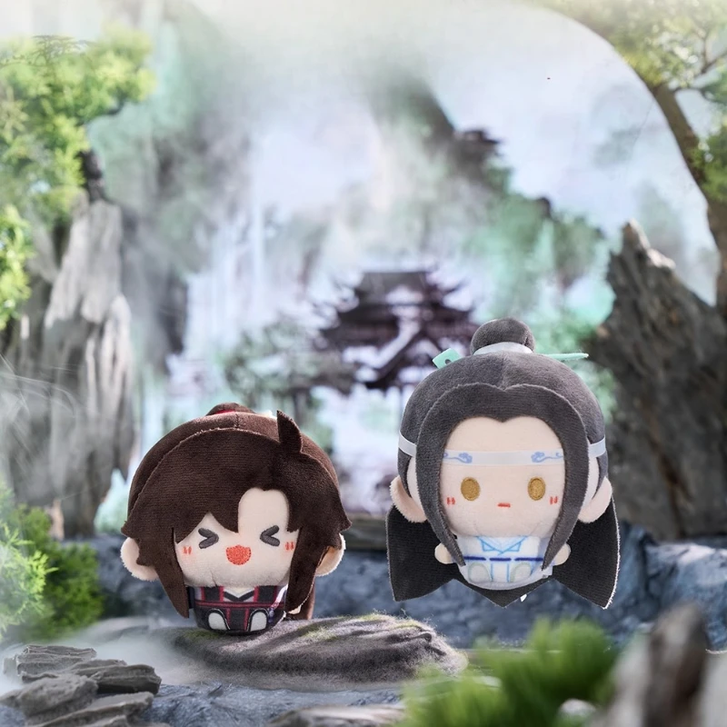 

MDZS Mo Dao Zu Shi 8 см Хлопковая кукла Wei WuXian Lan WangJi Аниме Брелок Подвески Пушистые Мини-Игрушечные Фигурки Каваи Коллекционный Подарок