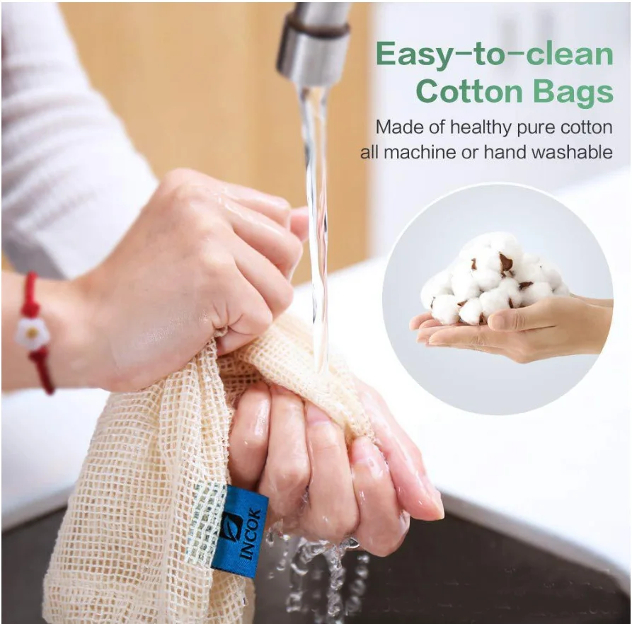 Custom Logo Mesh Drawstring Bags for Makeup sample Packaging Eco-Friendly Biodegradable Cotton Soap Saver Pouches Jewelry  Pouch