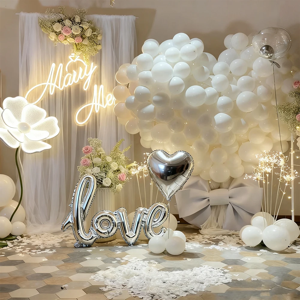 

Letter LOVE Foil Balloon Wedding Valentine's Day Anniversary Birthday Party Decoration Supplie Photo Props Inflatable balloon