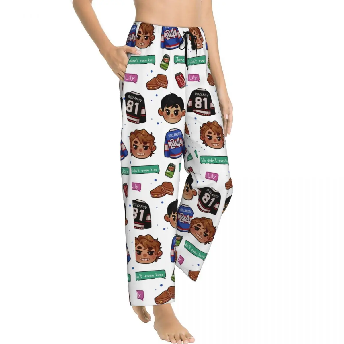 Women's Pyjama Pants Heated Rivalry Loungewear pants Comfy Cute Hollanov Sleepwear Dorm