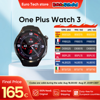 OnePlus Watch 3 SmartWatch Global Version Wear OS by Google 1.5”LTPO A0MOLED Display 5days battery life 60S Health Check-In GPS
