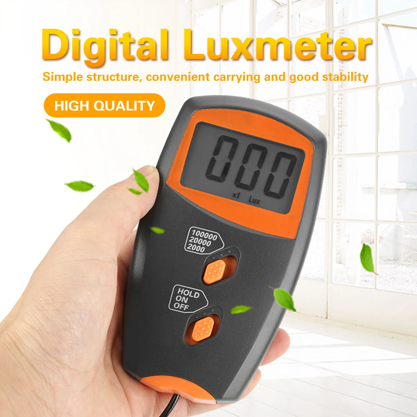 LX1010BS Digital Luxmeter LCD Display Light Meter Environmental Testing Illuminometer Light Meter