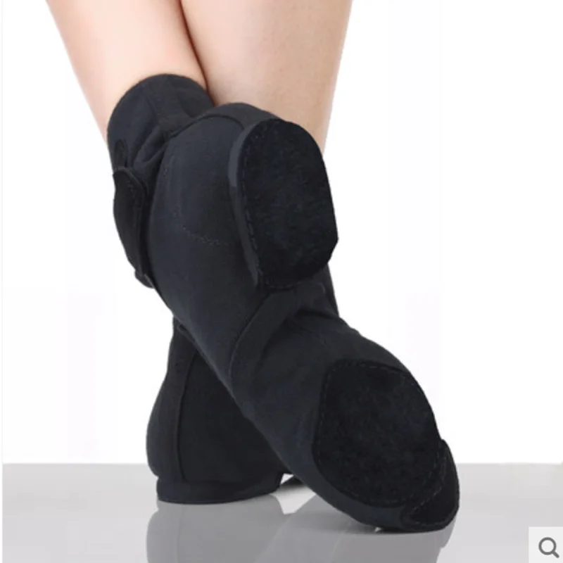 Neue Berufs Frauen Jazz Turnschuhe Ballett Tanzen Schuhe Für Männer Erwachsene Schwarz Leinwand Mordern Sport Stiefel Jazz Dance Schuhe