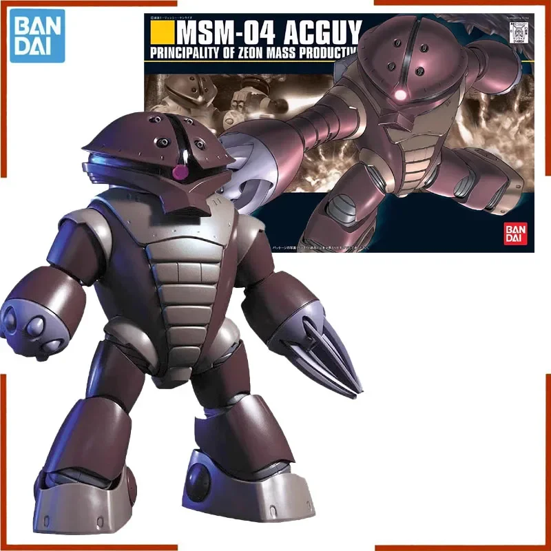 

Bandai HGUC 1/144 Gundam Model Kit MSM-04 Acguy Action Figure Anime Gundam Collectible Toys for Kids Birthday Gifts for Children