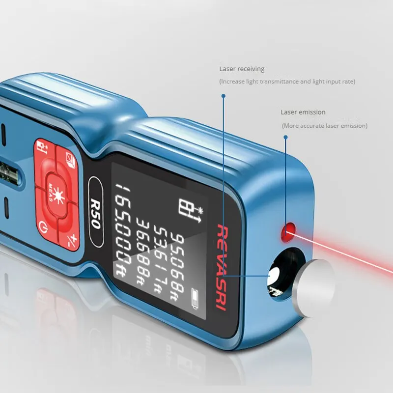 R50 Laser Distance Meter Handheld High Precision Bluetooth Infrared Meter Portable Electronic Ruler