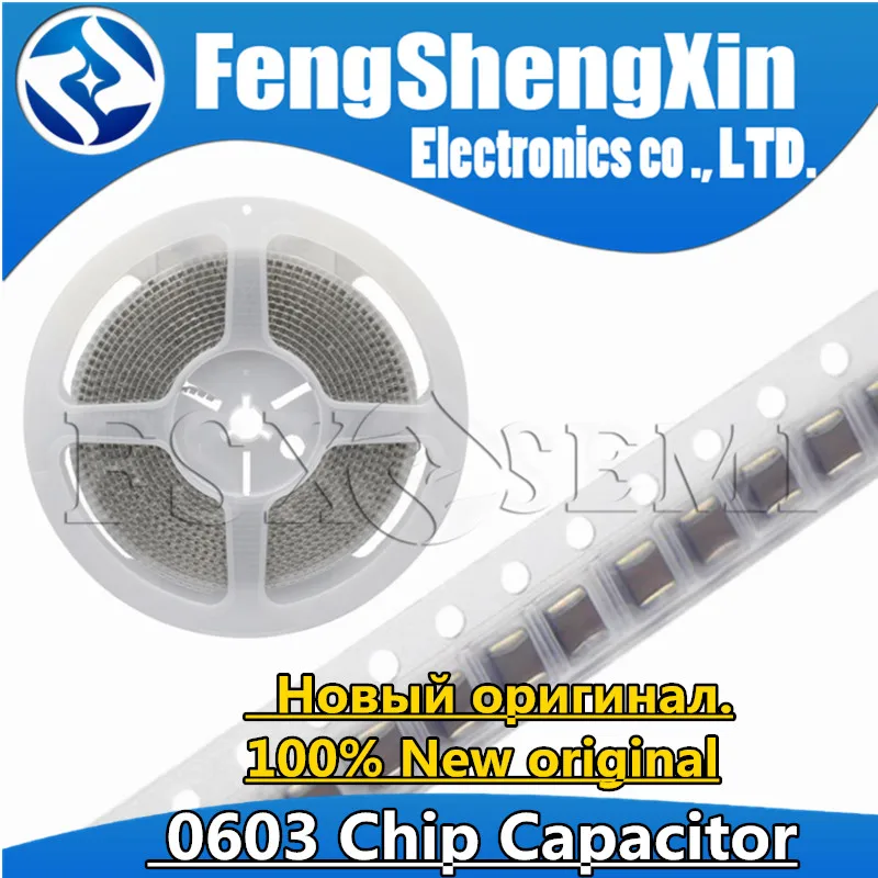 100pcs 0603 SMD Thick Film Chip Multilayer Ceramic Capacitor 0.5pF- 22uF 103 104 10NF 100NF 1UF 2.2UF 4.7UF 10UF 22PF