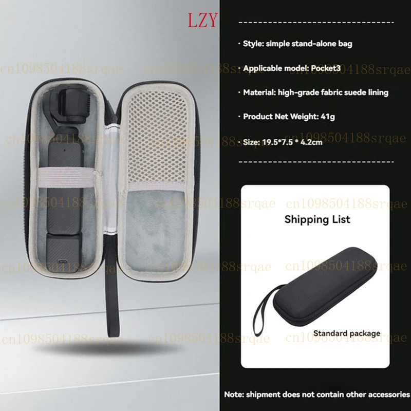 For DJI OSMO Pocket 3 Body Storage Bag Scratch Resistant Handbag Sport Camera