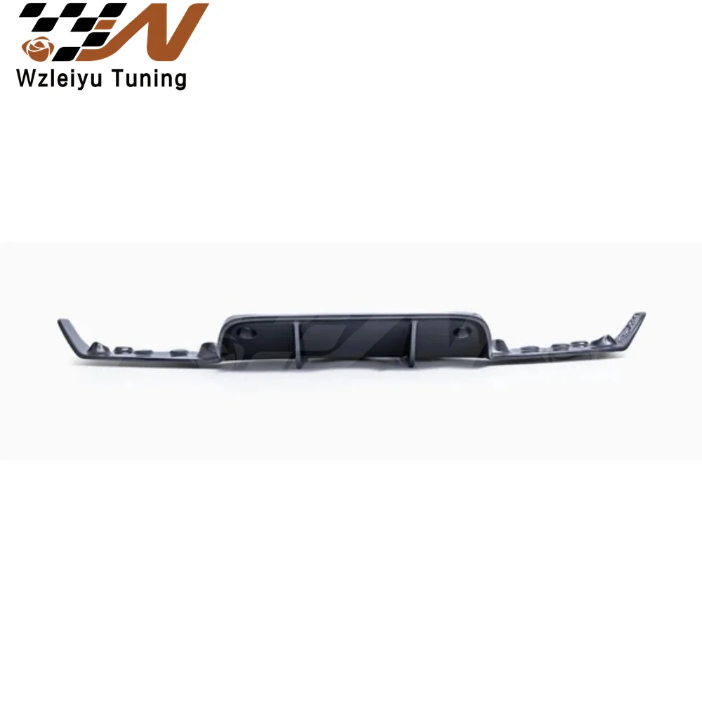 New Style Carbon Fiber Rear Bumper Diffuser Lip Fit For Porsche Macan S 22-23 High Quality Fitment