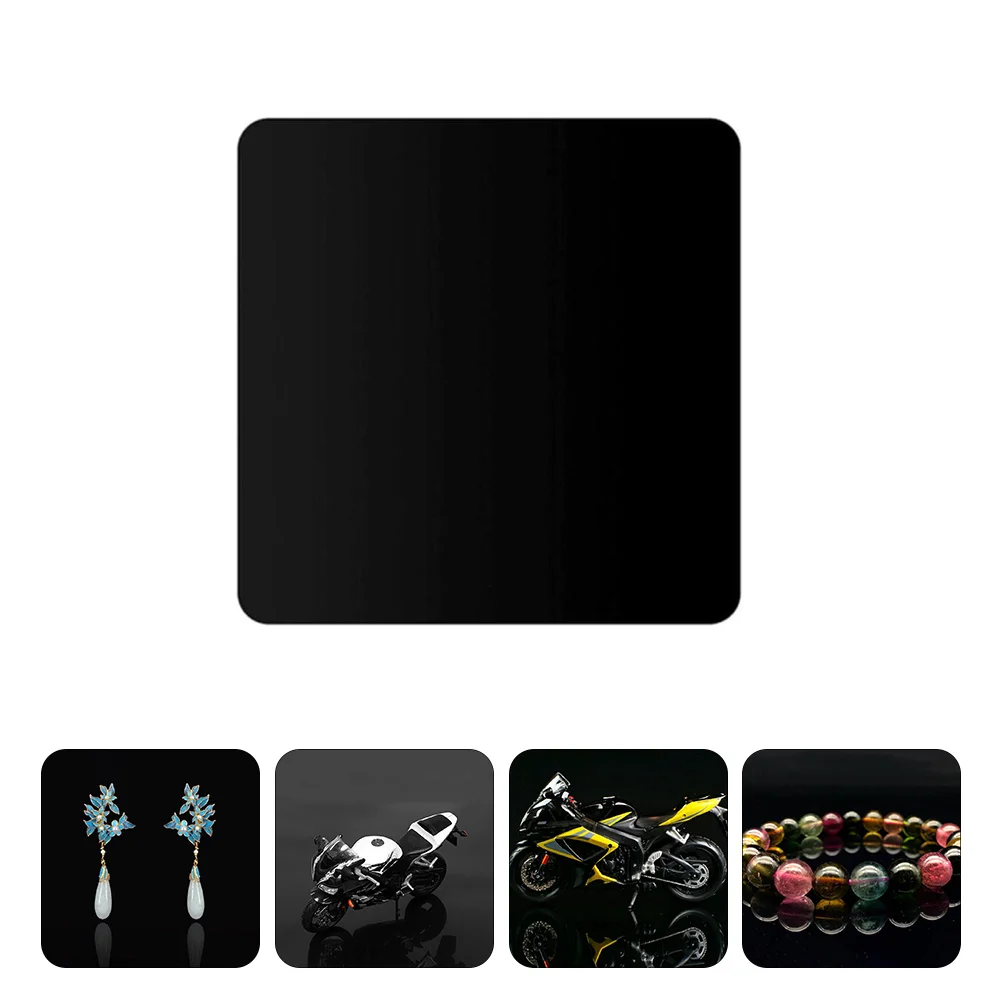 الاكريليك مرآة لوحة التصوير الدعائم شقة وضع خلفية للمكياج مجوهرات انعكاس مجلس صور اكسسوارات المنزل الحلي #5