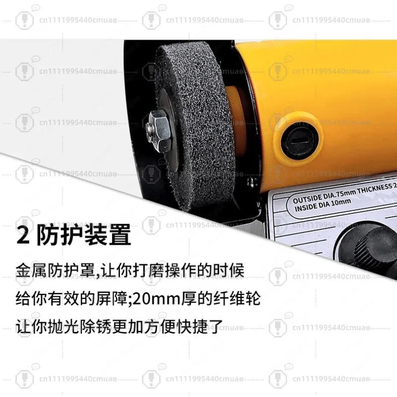 Desktop Grinde Machine Grinding Wheel Machine Case Polishing a Continuously Variable Speed