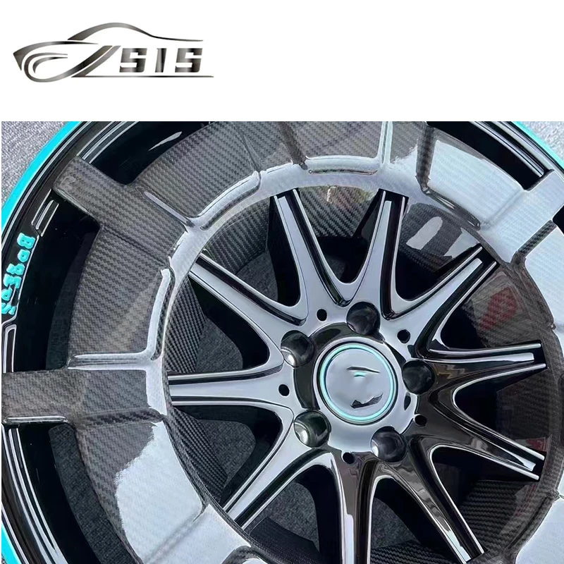 For G Class W464 W463 Wheels W463a Carbon Fiber Material Custom Hub to Map Custom 2122 23 24 Inch Wheels Hubs Car Auto Parts