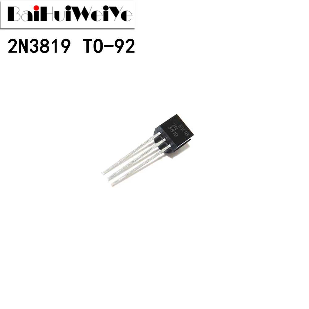 10PCS 2N3819 3819 25V 100MA N-channel Field-Effect Transistor New Good Quality Chipset