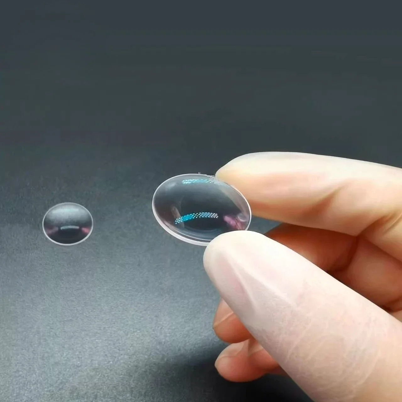 12.7mm K9 Plano-Convex Lens Near Infrared Coating 400-700nm 650-1100nm 1050-1700nm Focal Length 15-100mm