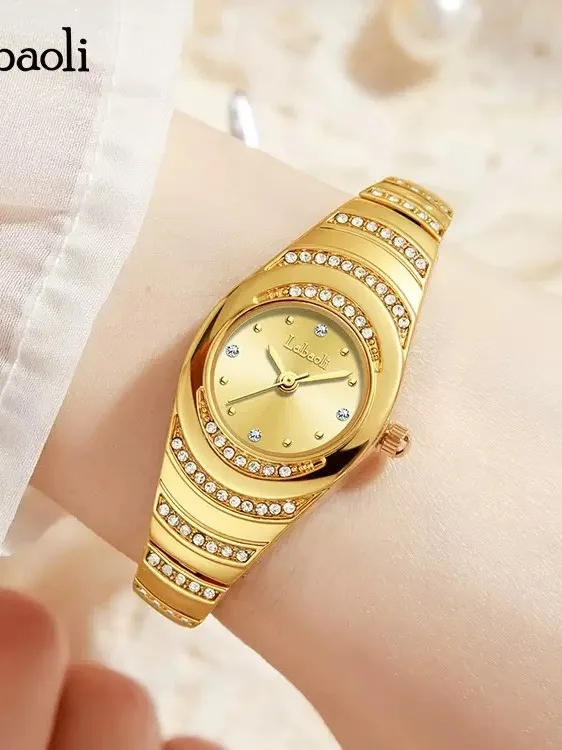 

High-End Luxury Watches Elegant Gold Quartz Watch Bracelets Women'S Watch Collection Women'S Accessories, Women'S Gifts.
