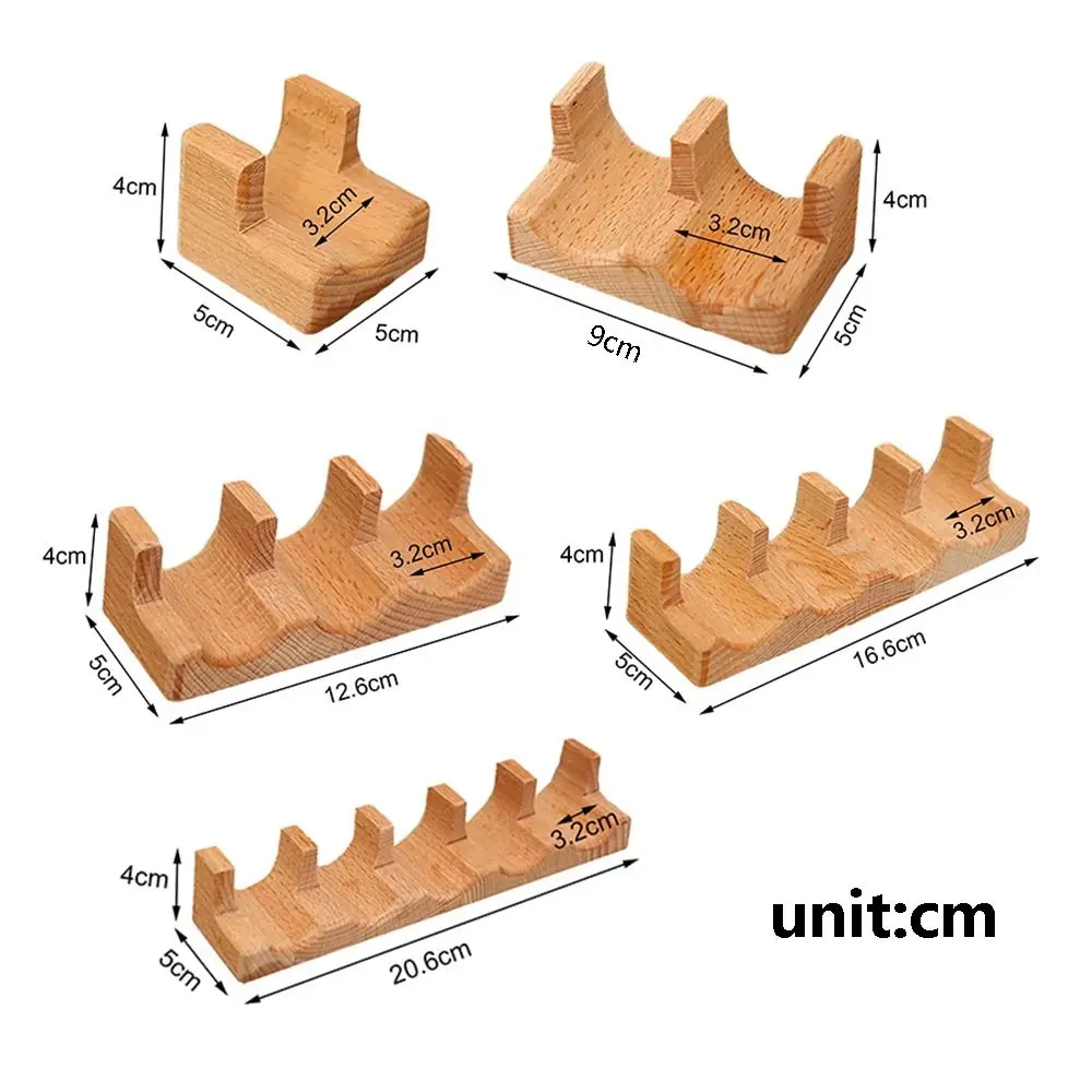 1/2/3/4/5 Slots Wooden Sushi Rack U-shape Multi Purpose Sushi Serving Tray Japanese Style Innovative Sushi Display Stand Home