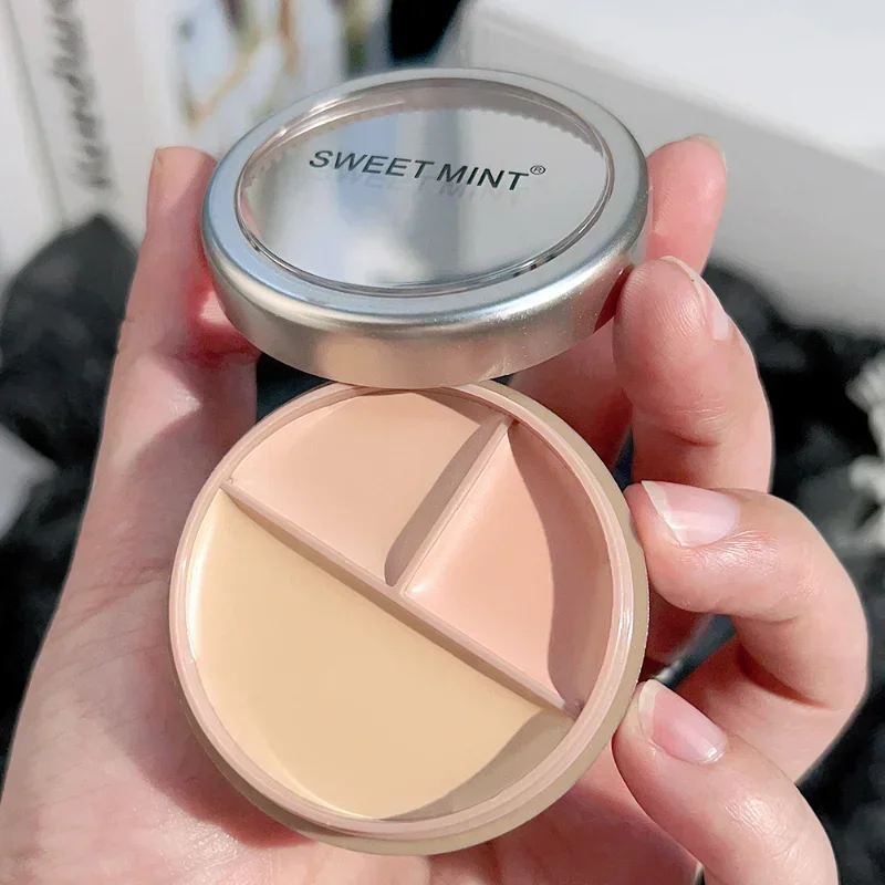 Matte Moisturizing Concealer Palette Lasting Full Coverage Dark Circles Acne Pores Concealer Foundation Cream Makeup Cometics