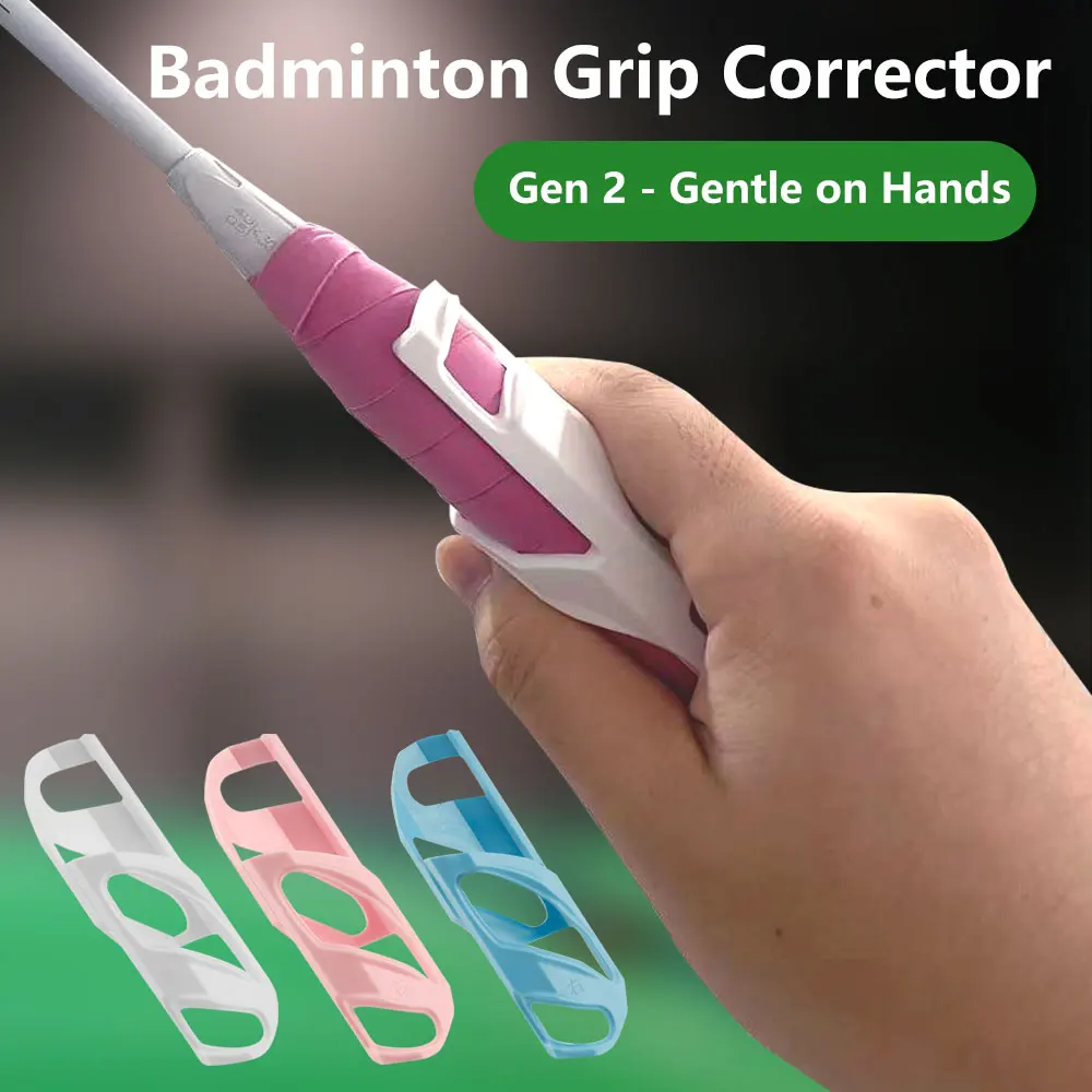 Badminton Grip Racket Corrector Second Generation Upgraded Action Correction Trainer
