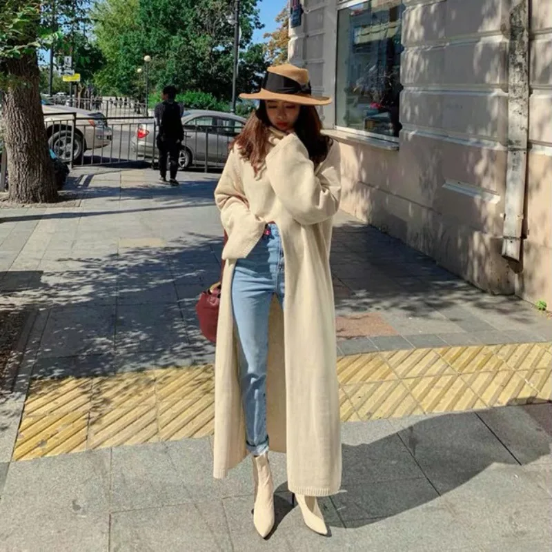 

Fashion Women Sweaters Autumn Winter Turtleneck Elegant Korean Streetwear Casual Sweater Female Long Sleeve Tops Pullover 2023