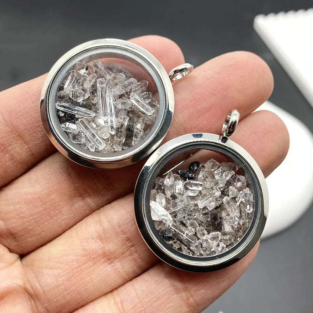 1 Stück seltener natürlicher Pakisten-Herkimer-Diamant, roher Kristall, Energie, echter Edelstein für DIY-Geschenkheilung – Detail 3