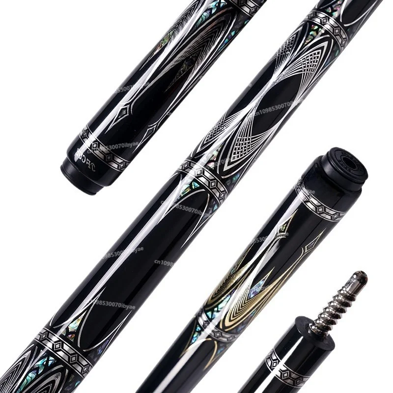 For Billiard Club Black Eight Nine Club Carbon Fiber Large Head Rod Leather Handle Light Handle Three-stage
