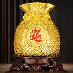 Money Bags Piggy Banks Piggy Banks Cornucopias Resin Crafts Office Desk Furnishings
