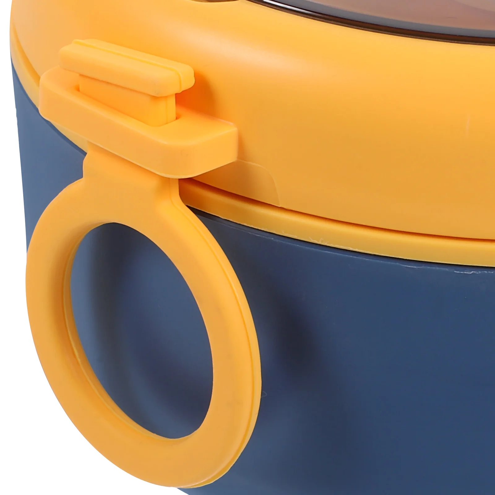 

Stainless Steel Instant Noodle Bowl Lunch Container Portable Soup Ramen Cup Steam Bowls Blue with Lid Office