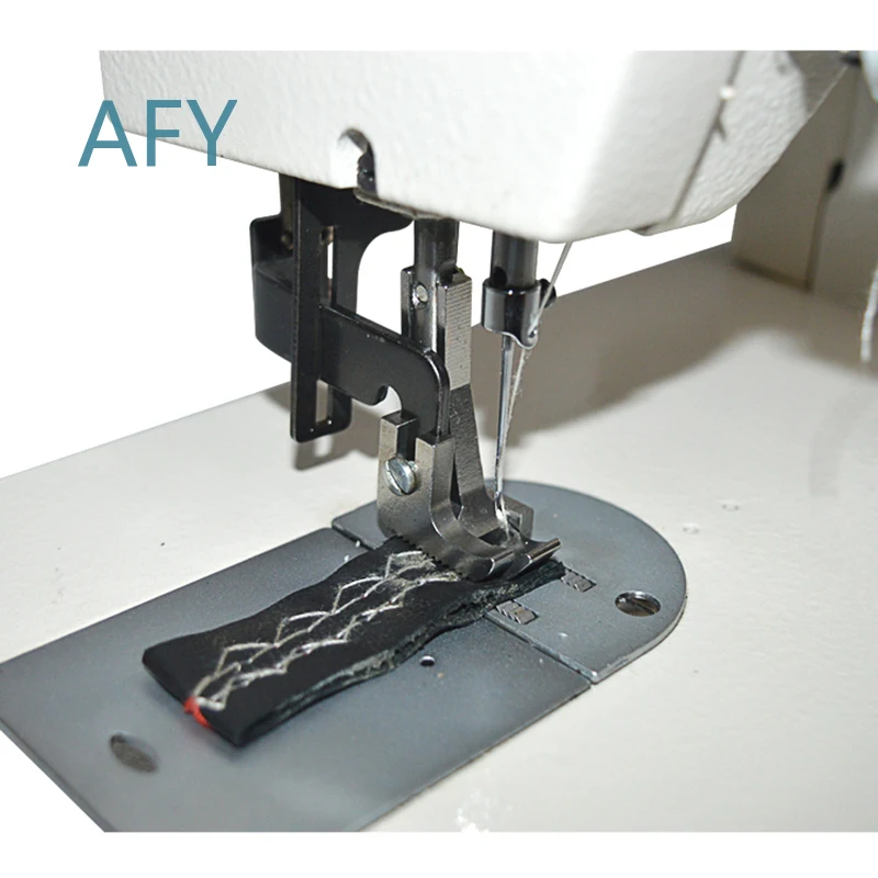 150W Household Sewing Machine for 220V 110V Use Adjustable 0-7mm Stitch Depth for Leather Fur Fabric Garment Craft DIY Sewing