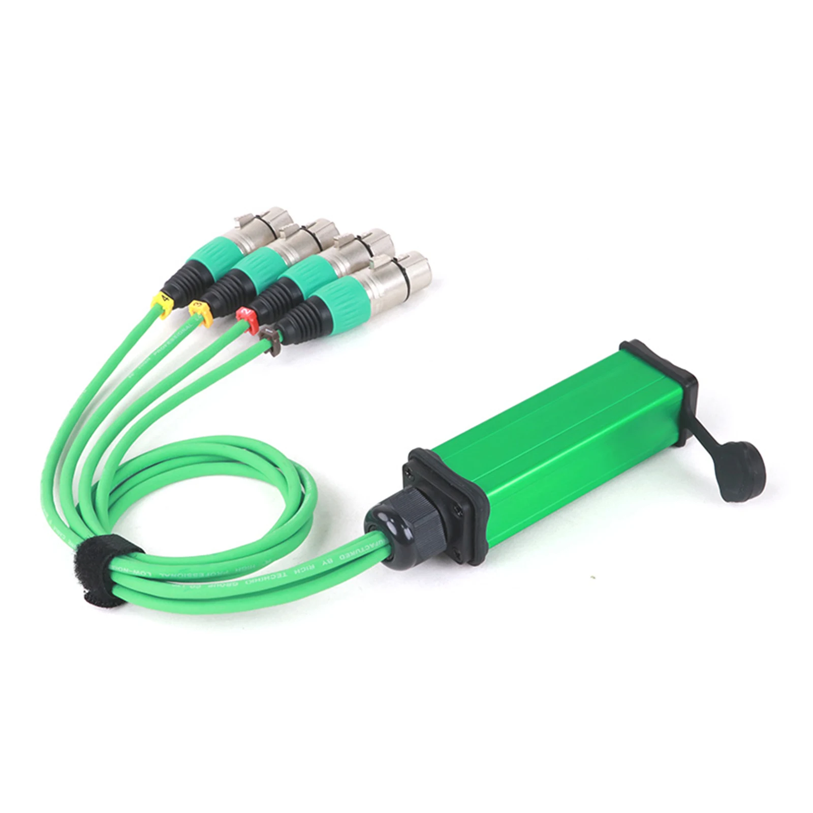 Conversor de rede, 0,5 m-10m, dtv rj45 cat6 fêmea para 4 conectores macho ou fêmea de 3 pinos xlr, adaptador de áudio, extensor de sinal