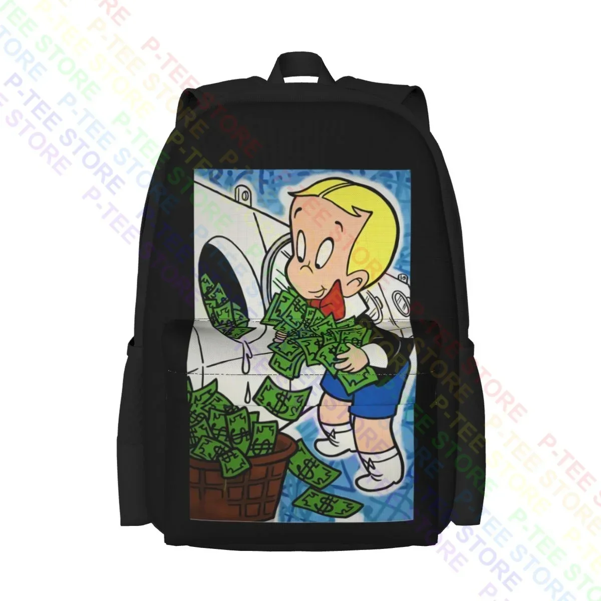 Alec Monopoly Richie Rich Money Large Capacity Backpack Newest Foldable Sports Bag Outdoor Running