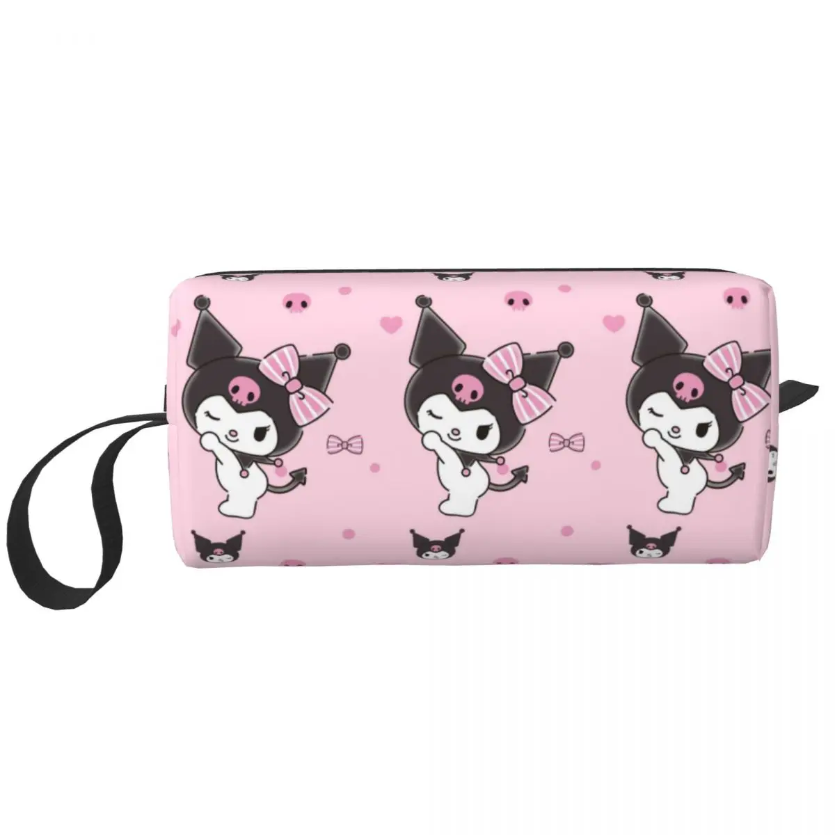 Kuromi Makeup Bag Pouch Waterproof Cosmetic Bag Travel Toiletry Small Makeup Pouch Storage Bag for Women