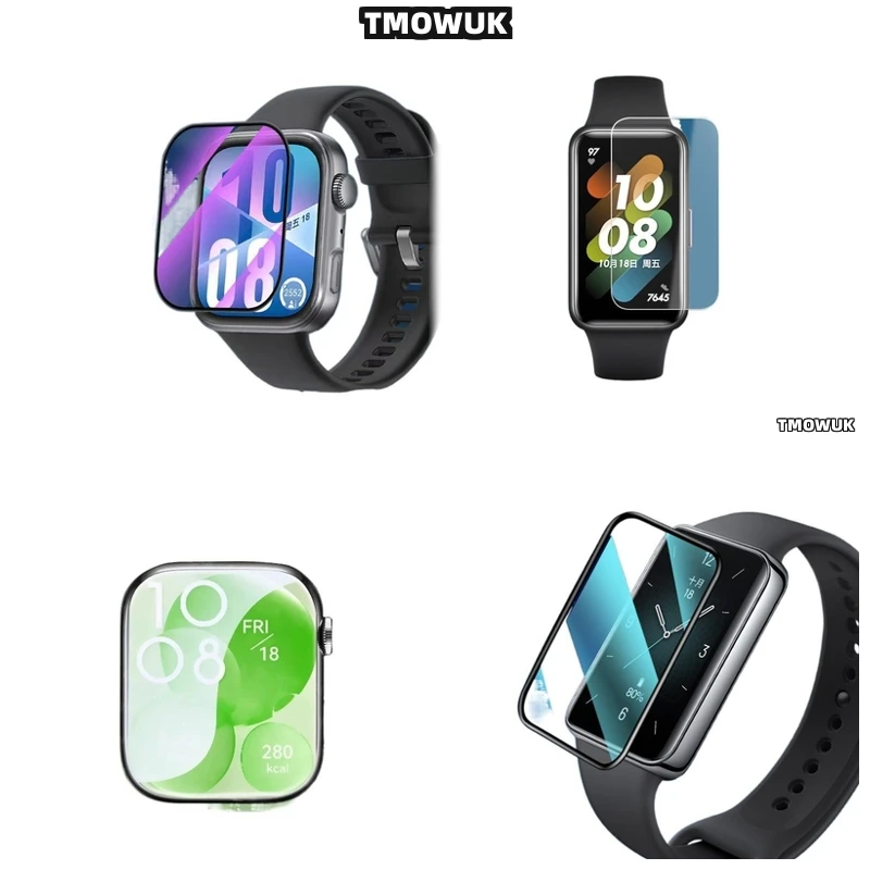 

For Huawei Band 6 7 8 9 10 B6 B7 Watch D2 Fit 3 4 Pro Special Edition - Ultra - Clear Anti - Scratch Soft Flexible Screen Protec