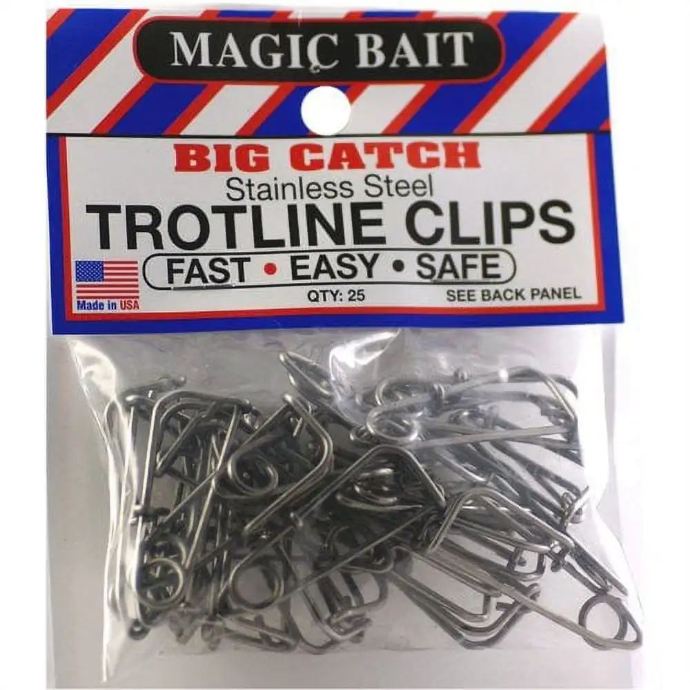 

, Stainless Steel Trot Line Clips, 25Ct