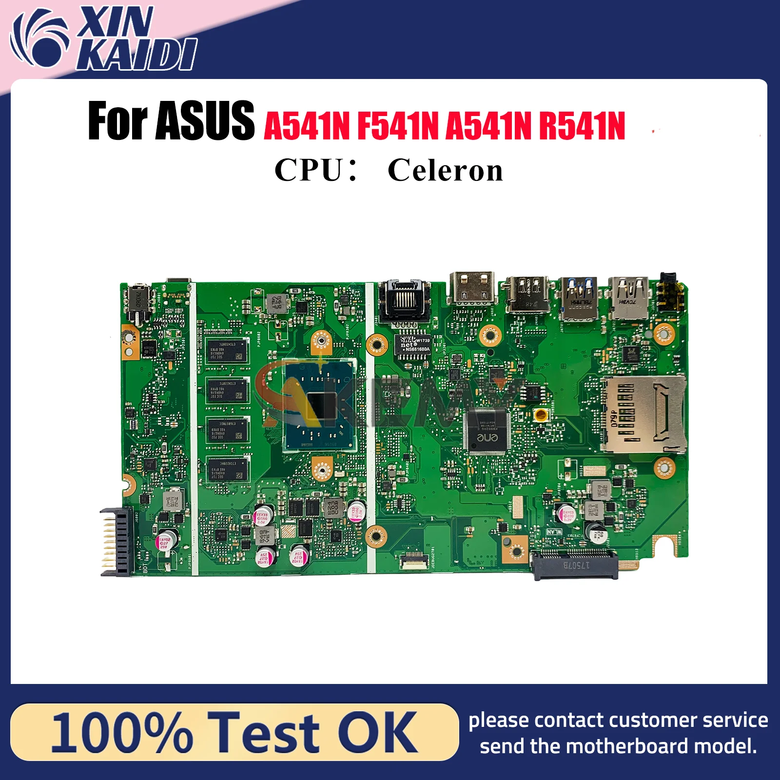 

X541NA Материнская плата для ноутбука ASUS VivoBook F541N X541NA X541N A541N A541N X541NC R541N Материнская плата для ноутбука с процессором Celeron stk