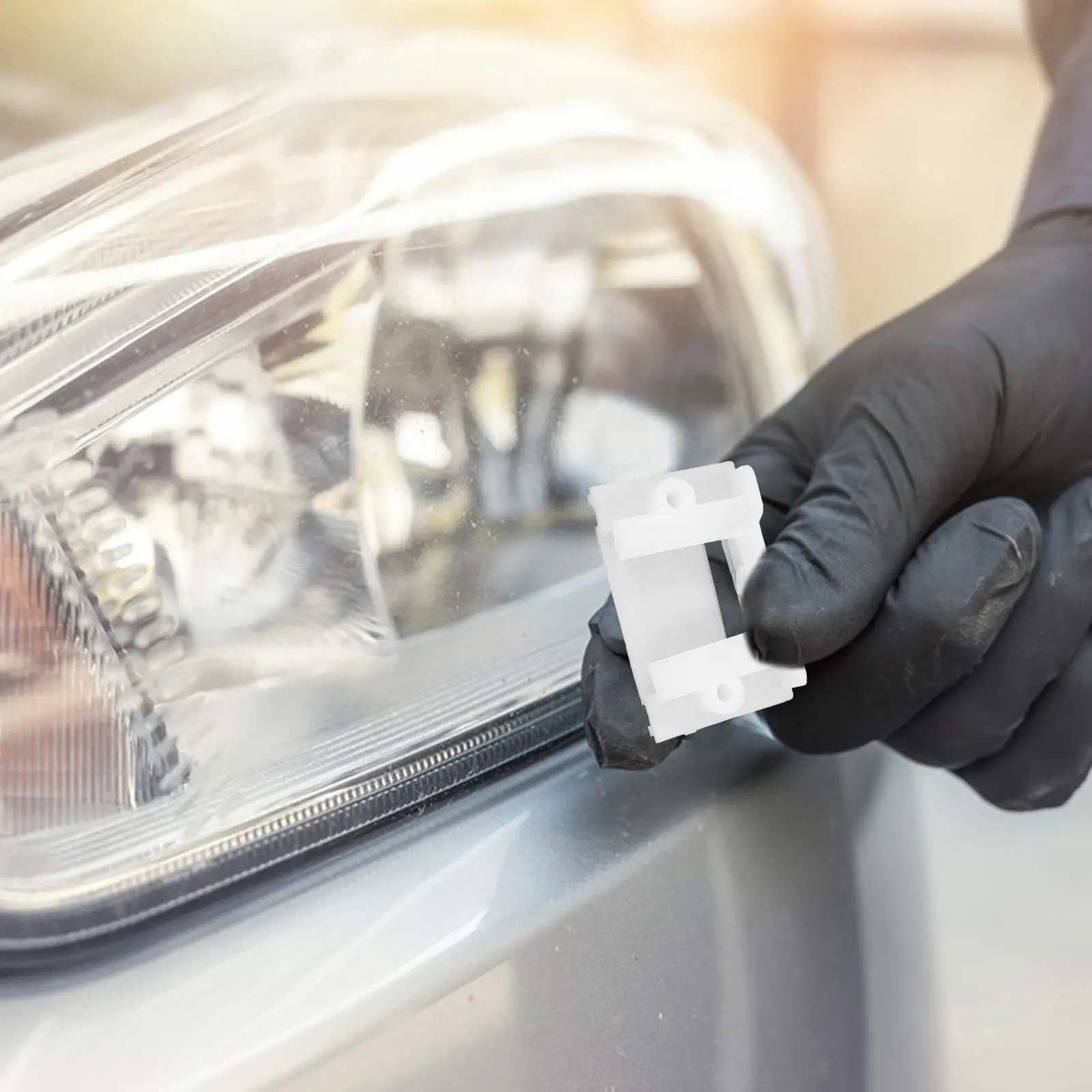 

1 Set Headlight Adjuster Screw Repair Kit Plastic Iron Headlight Top Adjuster Bush Clip Vehicle Headlamp Adjustment Screw