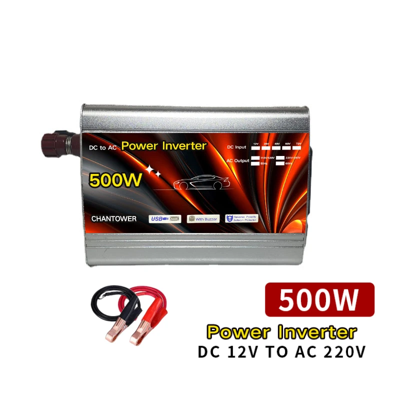 Wechselrichter 12 V 220 V Solar-Wechselrichter 500 W 1000 W 1500 W 2000 W tragbarer Spannungswandler Auto-Ladegerät-Konverter Auto-Wechselrichter – Detail 5