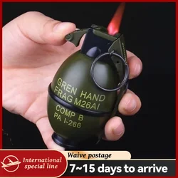 No. 805 Machine Paint Grenade Windproof Gas Lighter Gift Pendant Source Factory Excellent Direct Sales Wholesale