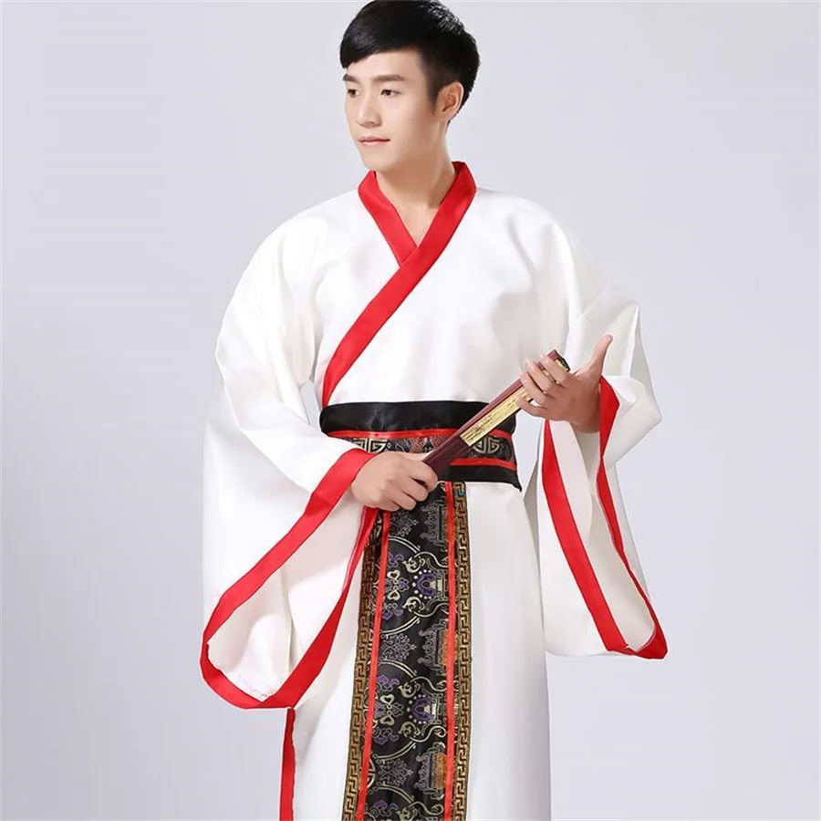 Fantasias hanfu masculinas da dinastia Tang Han, imperador de palco, estilo chinês, roupa tradicional chinesa, cosplay