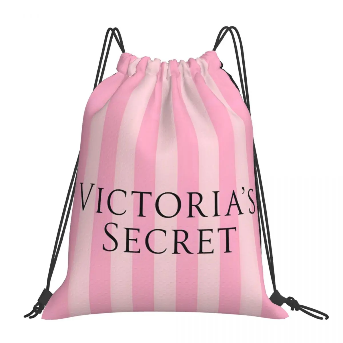 

Love-Victoria-S-Secret Sports Drawstring Backpack Sport Fitness Travel Outdoor Sackpack Women And Men Large Capacity Gym Bags