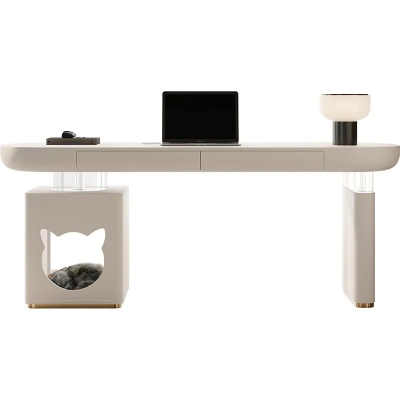 BER901 desk Italian floating study desk light luxury modern high sense