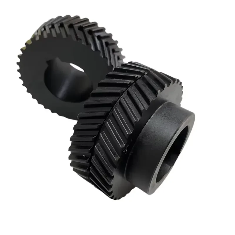 KUEISN B-45S-MPB Long Lifespan Synchronous Drive Herringbone Pulley Steel Timing Pulley OEM Customizable