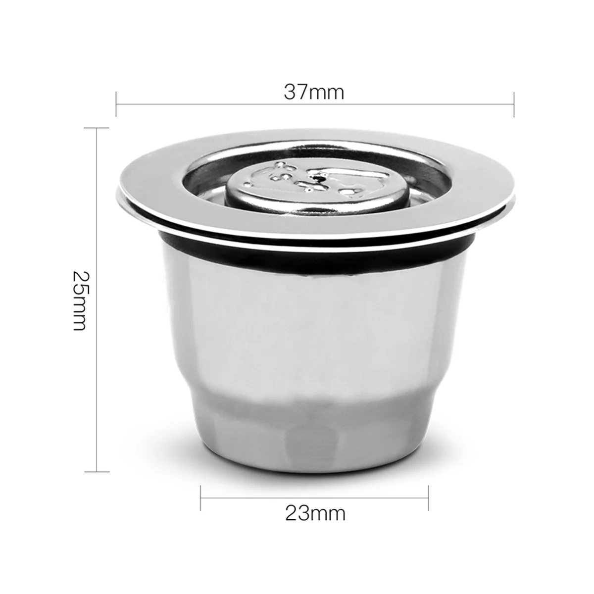 

2025+Reusable Refillable Coffee Capsule for LOR Coffee Maker Stainless Steel Filters LM8012 Machine