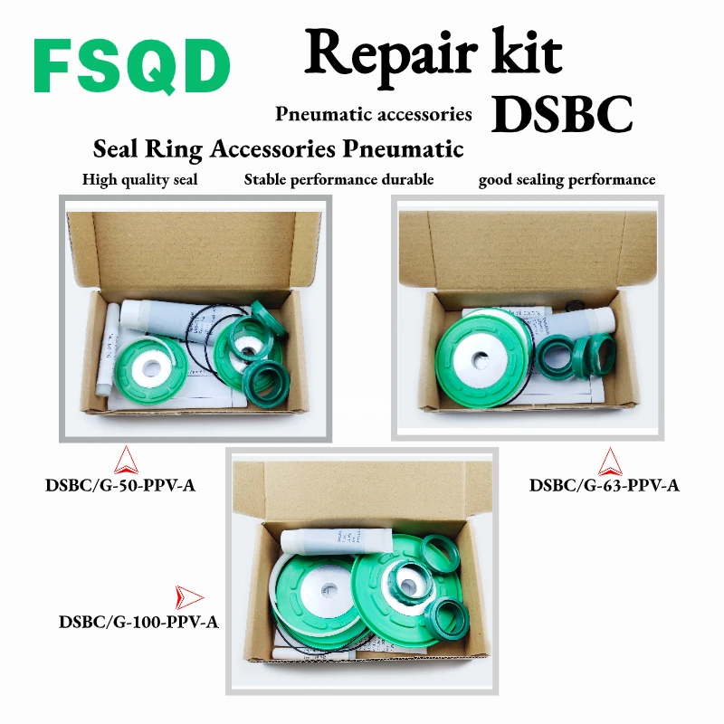 DSBC/G-32,50,40,60,100,125,160-PPV-A DSBG-160 200 250 320 DNCB-32 40 50 63 80 100 125 Cylinder seal repair kit DSBC/G DSBG DNCB