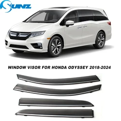 Side Window Deflector For Honda Odyssey 2018 2019 2020 2021 2022 2023 2024 Window Visor Vent Shade Sun Rain Guard Weather Shield